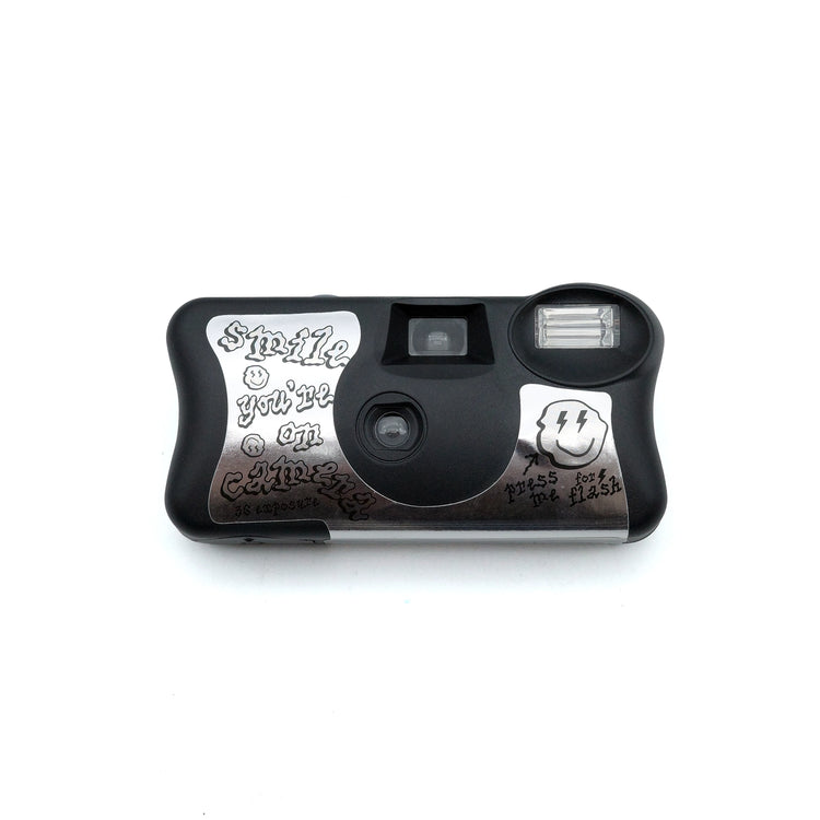 SAFELIGHT 'Smile' B&W | Recycled Disposable Camera – Safelight Berlin