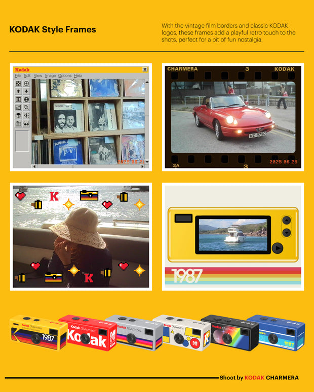 {PRE-ORDER} KODAK CHARMERA Keychain Digital Camera Blind Box Collection