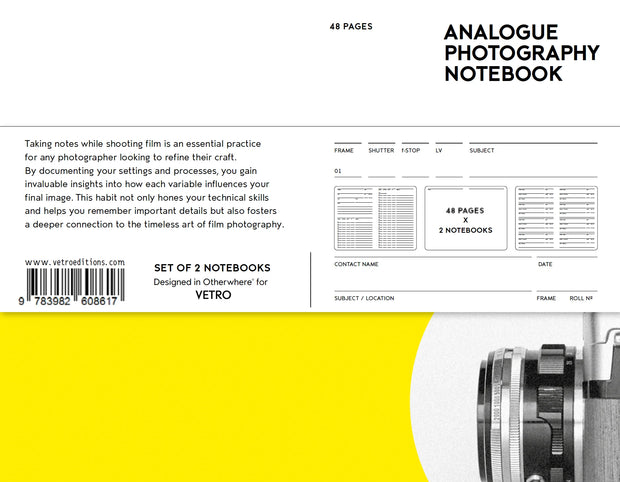 Analogue Photography Notebooks (x2)