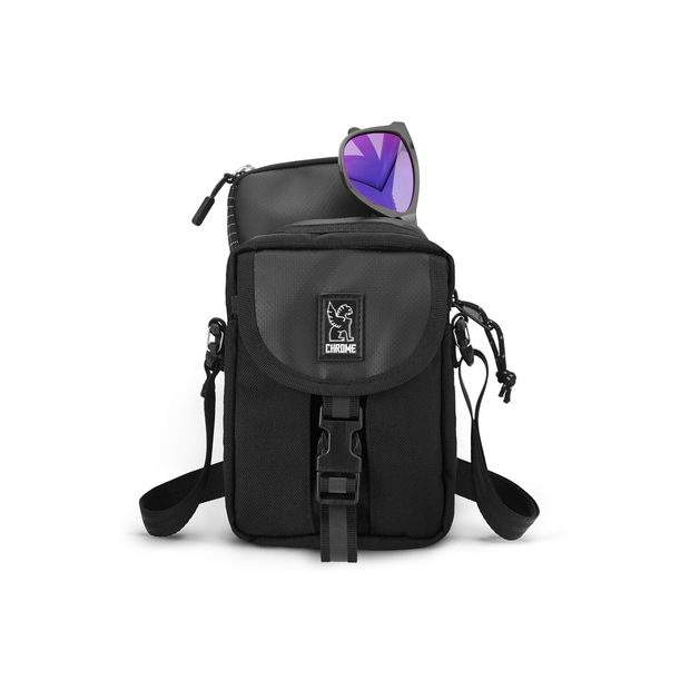 CHROME SHOULDER ACCESSORY POUCH